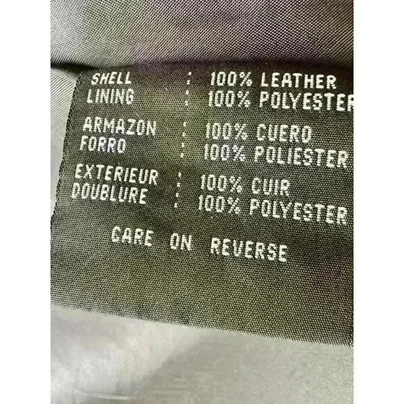 Colebrook & Co. Women’s Size Small Leather Coat Black Mid-Length - Picture 6 of 11